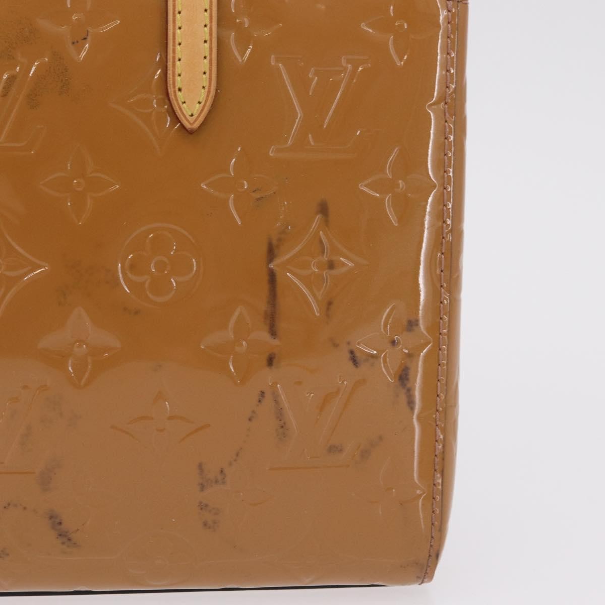 Louis Vuitton Catalina Monogram Vernis Brown Patent_Leather Handbag (Pre-Owned)