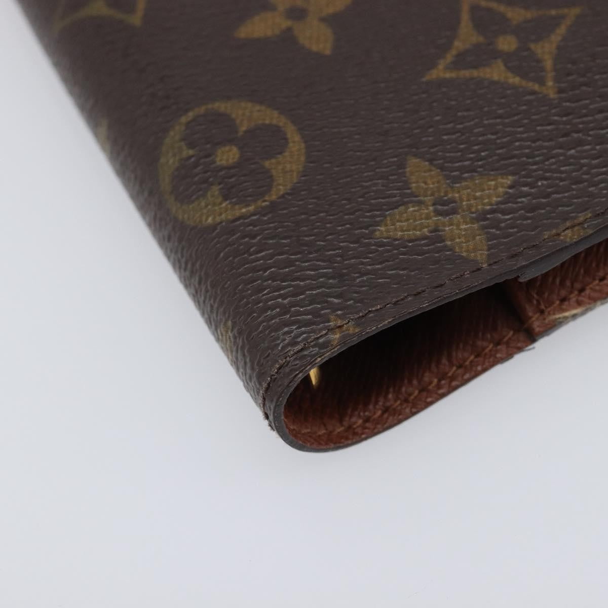 Louis Vuitton Agenda Cover Monogram Canvas Brown Canvas Briefcase Bag (Pre-Owned)