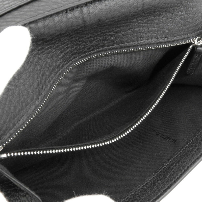Fendi Black Leather Wallet  (Pre-Owned)