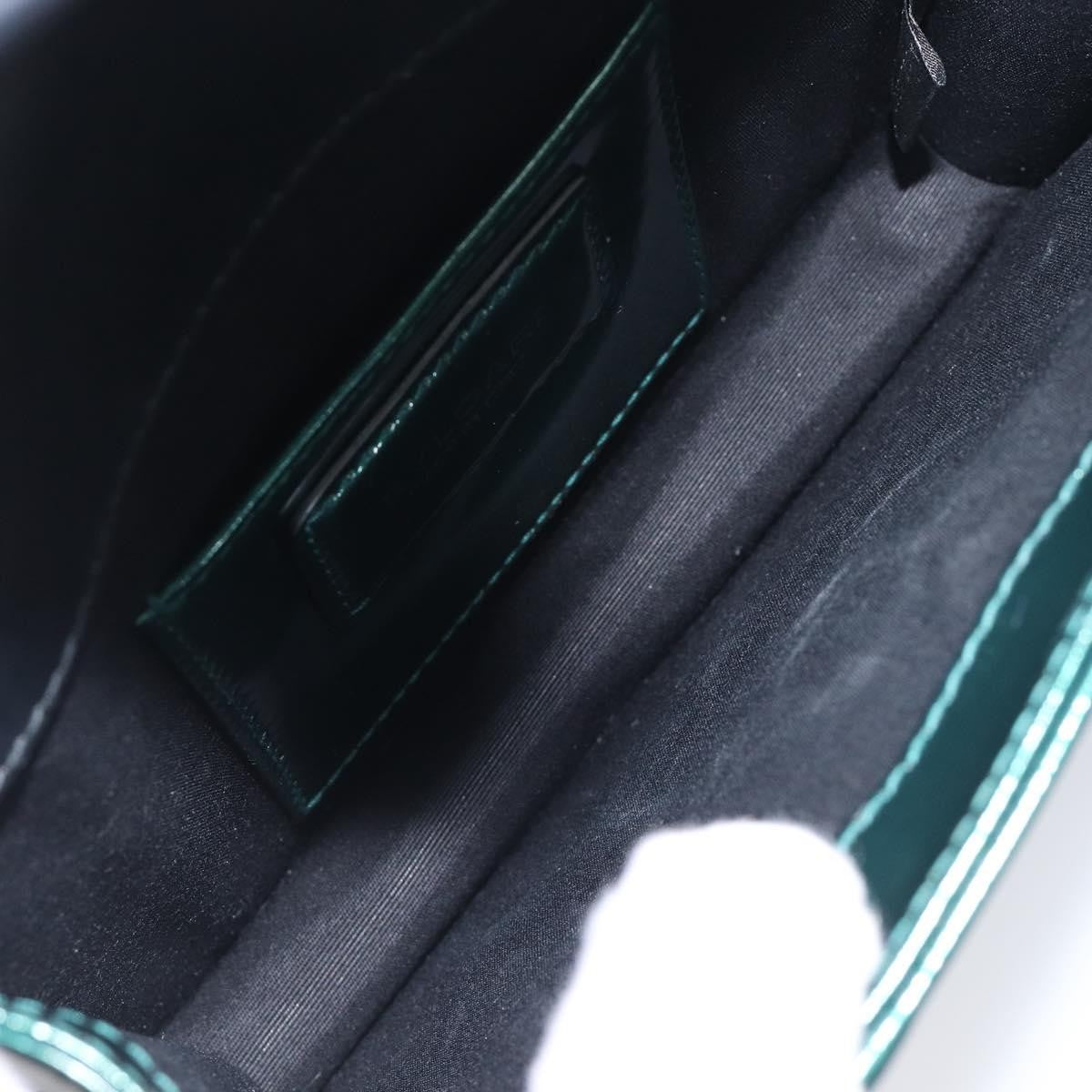 Bvlgari Serpenti Forever Patent Green Patent_Leather Shoulder Bag Bag (Pre-Owned)