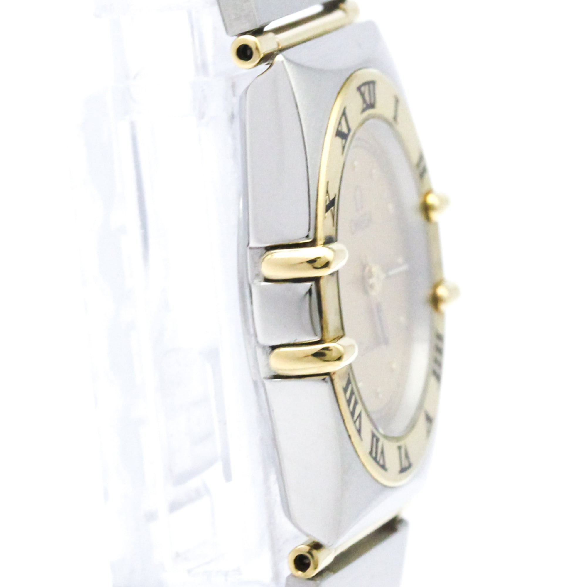 Omega Constellation Quartz Stainless Steel And Yellow Gold Watch (Pre-Owned)