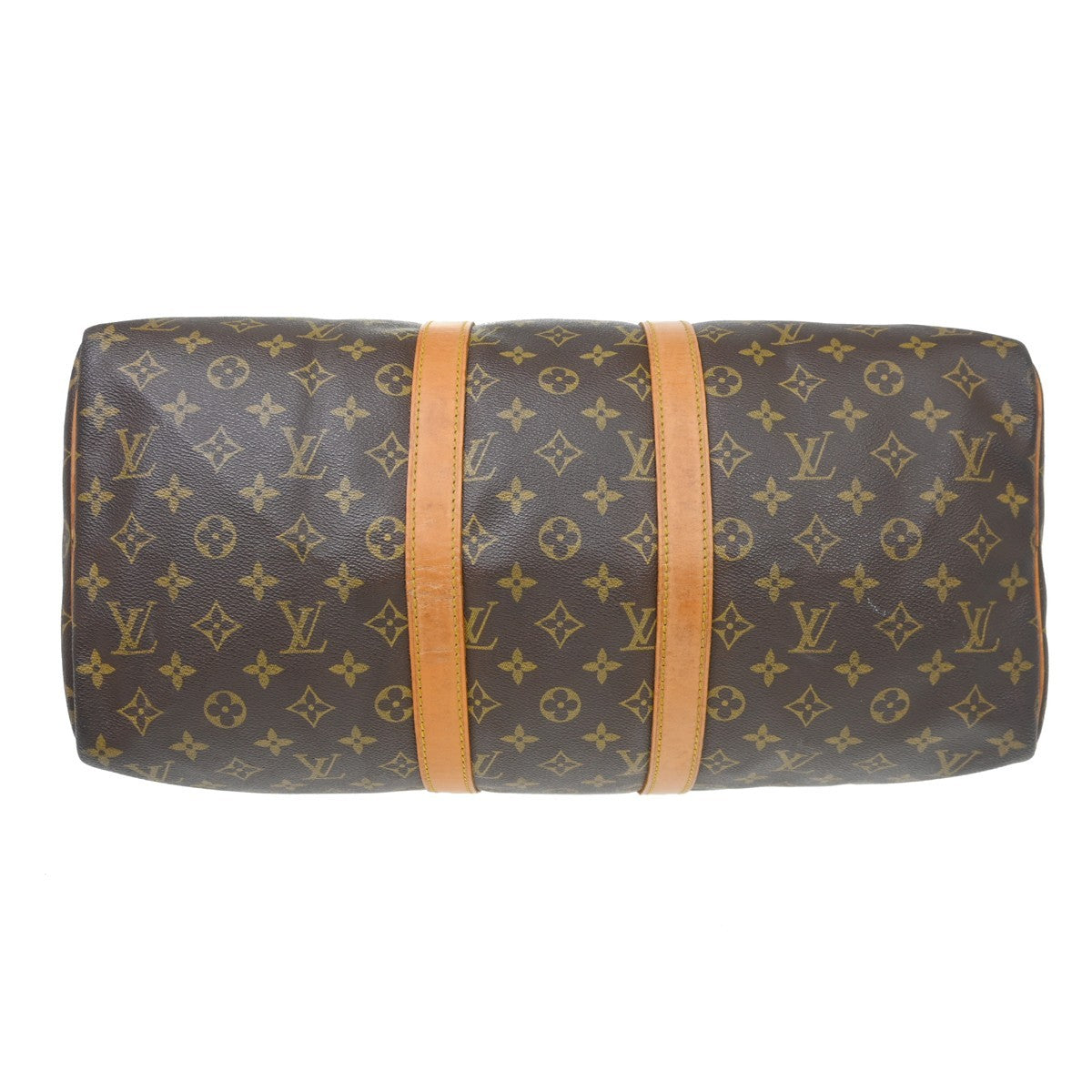 Louis Vuitton Keepall Monogram Canvas Brown Canvas Travel Bag Bag (Pre-Owned)