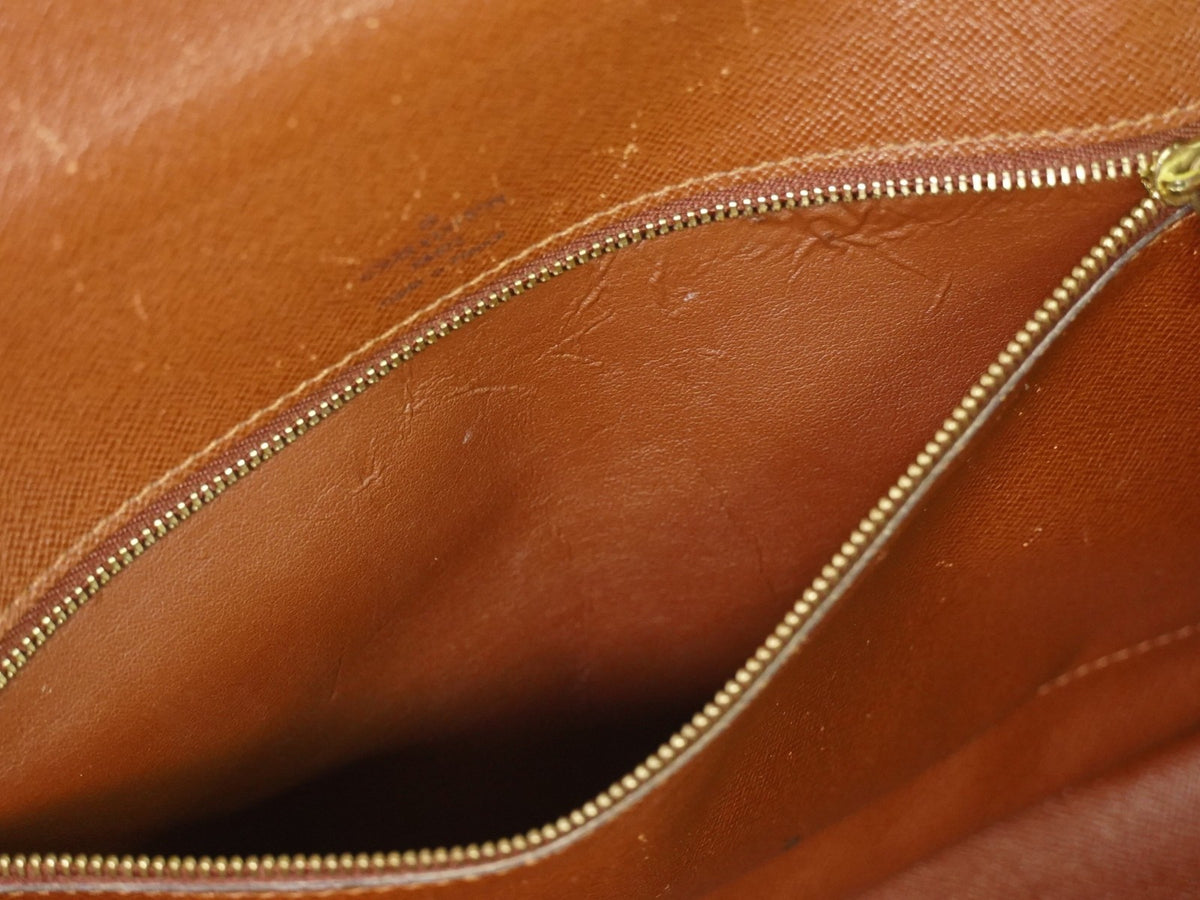 Louis Vuitton Monceau Monogram Canvas Brown Canvas Handbag (Pre-Owned)