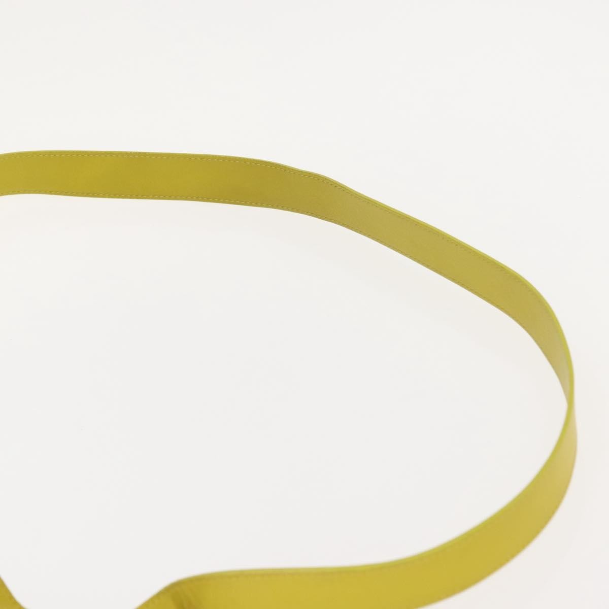 Celine Long Strap Big Bag Bucket Leather Yellow Leather Handbag (Pre-Owned)