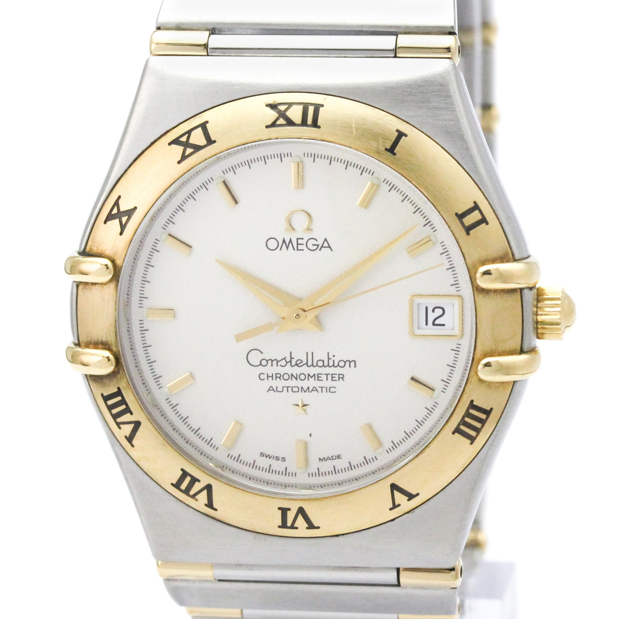 Omega Constellation Automatic Stainless Steel And Yellow Gold Watch (Pre-Owned)