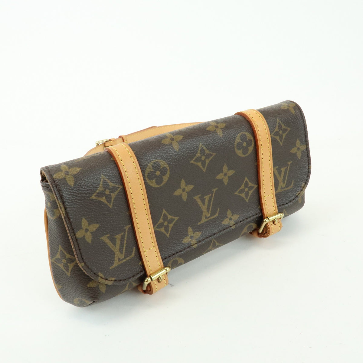 Louis Vuitton Marelle Waist Monogram Canvas Brown Canvas Handbag (Pre-Owned)