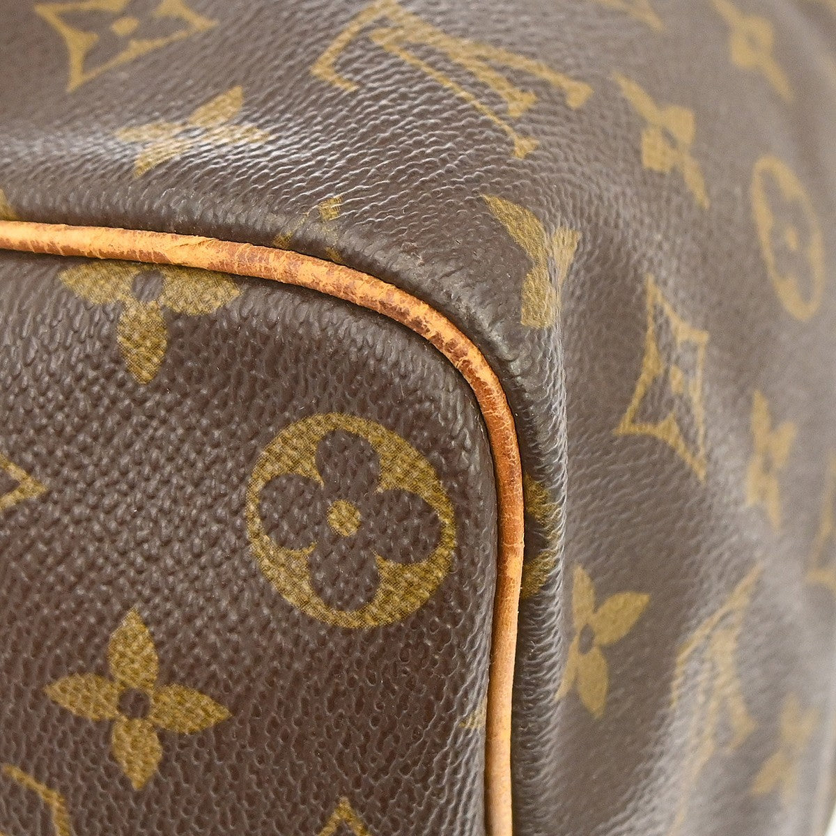 Louis Vuitton Keepall Bandouliere Monogram Canvas Brown Canvas Travel Bag Bag (Pre-Owned)