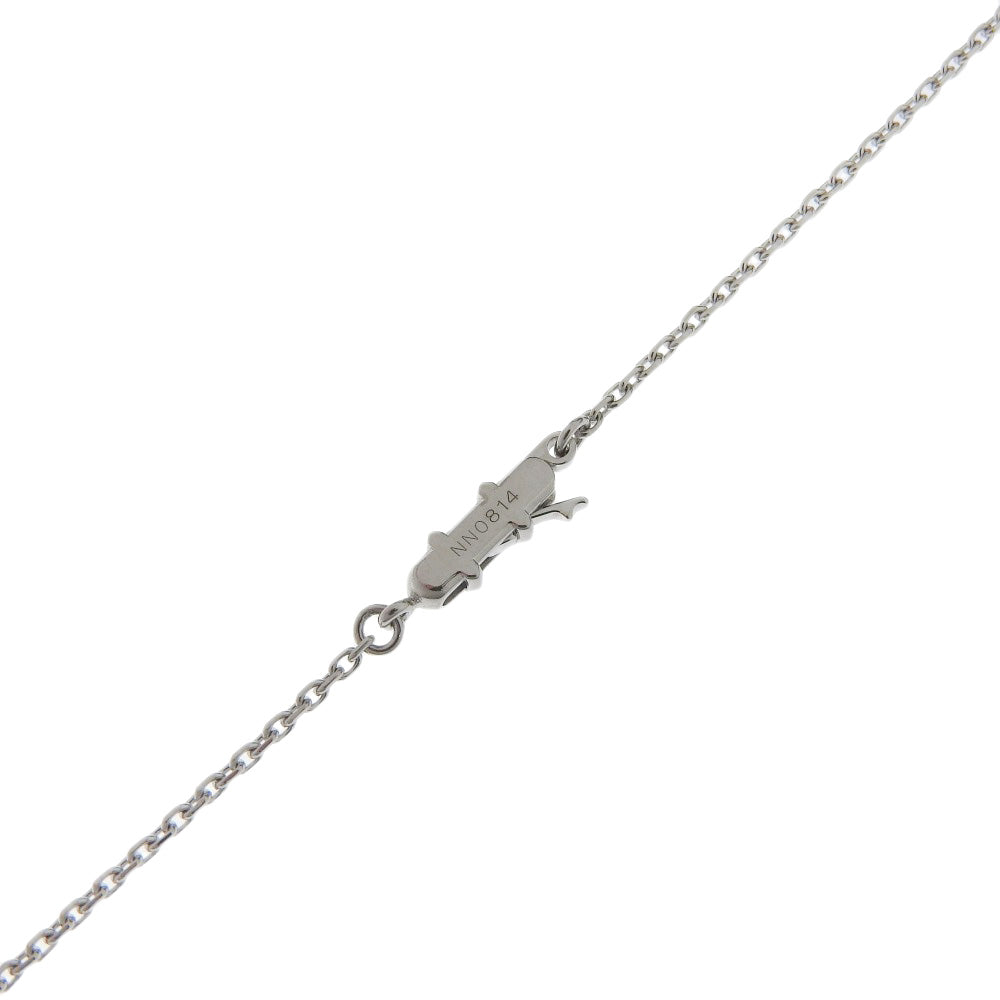 Cartier C Heart Silver White Gold Necklace Jewelry (Pre-Owned)