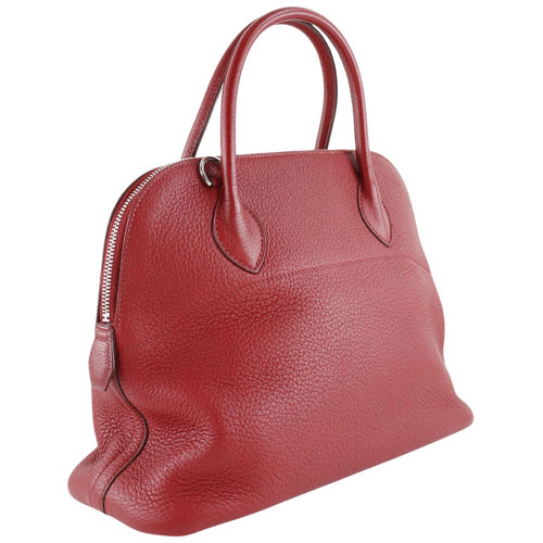 Hermès Bolide Red Leather Handbag (Pre-Owned)