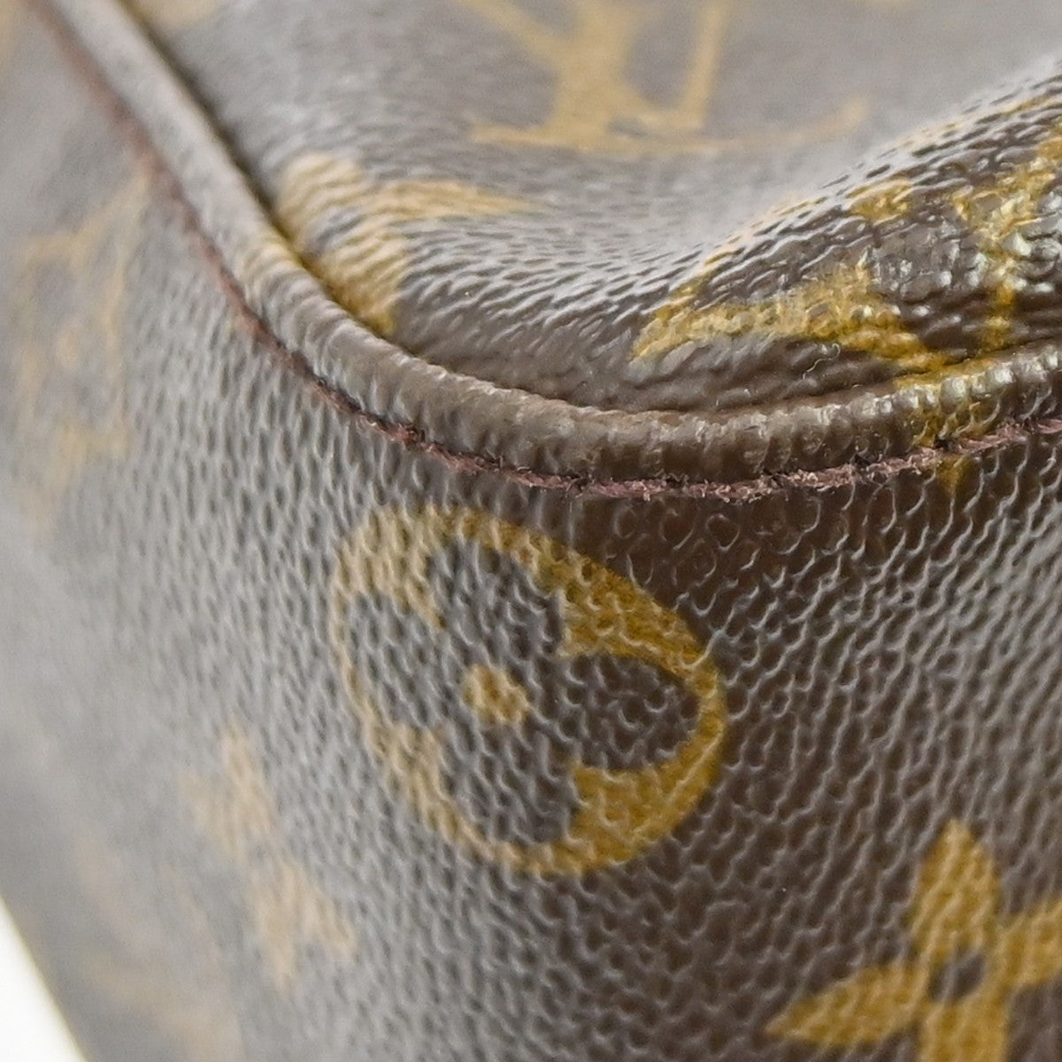 Louis Vuitton Looping Monogram Canvas Brown Canvas Handbag (Pre-Owned)