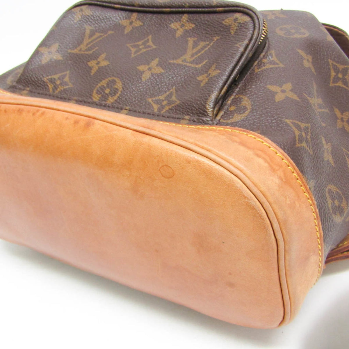 Louis Vuitton Vintage Montsouris Monogram Canvas Brown Canvas Backpack Bag (Pre-Owned)