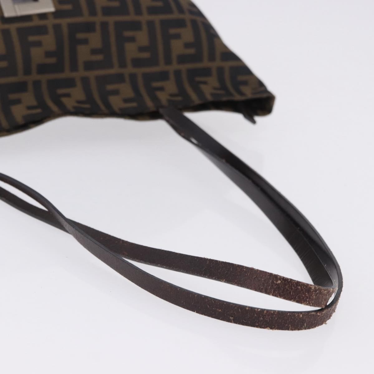Fendi Zucca Canvas Brown Canvas Tote Bag Bag (Pre-Owned)