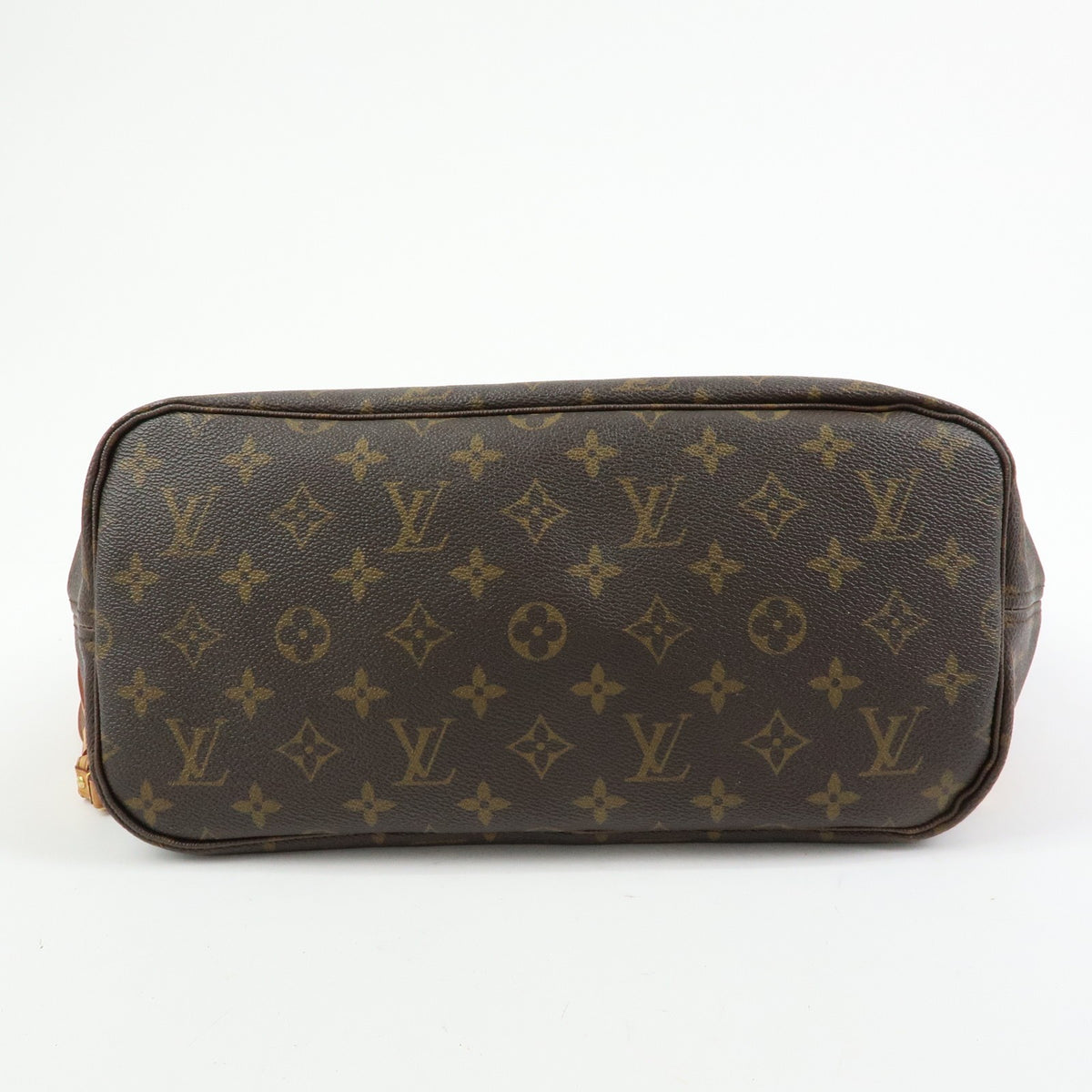 Louis Vuitton Neverfull Monogram Canvas Brown Canvas Tote Bag Bag (Pre-Owned)