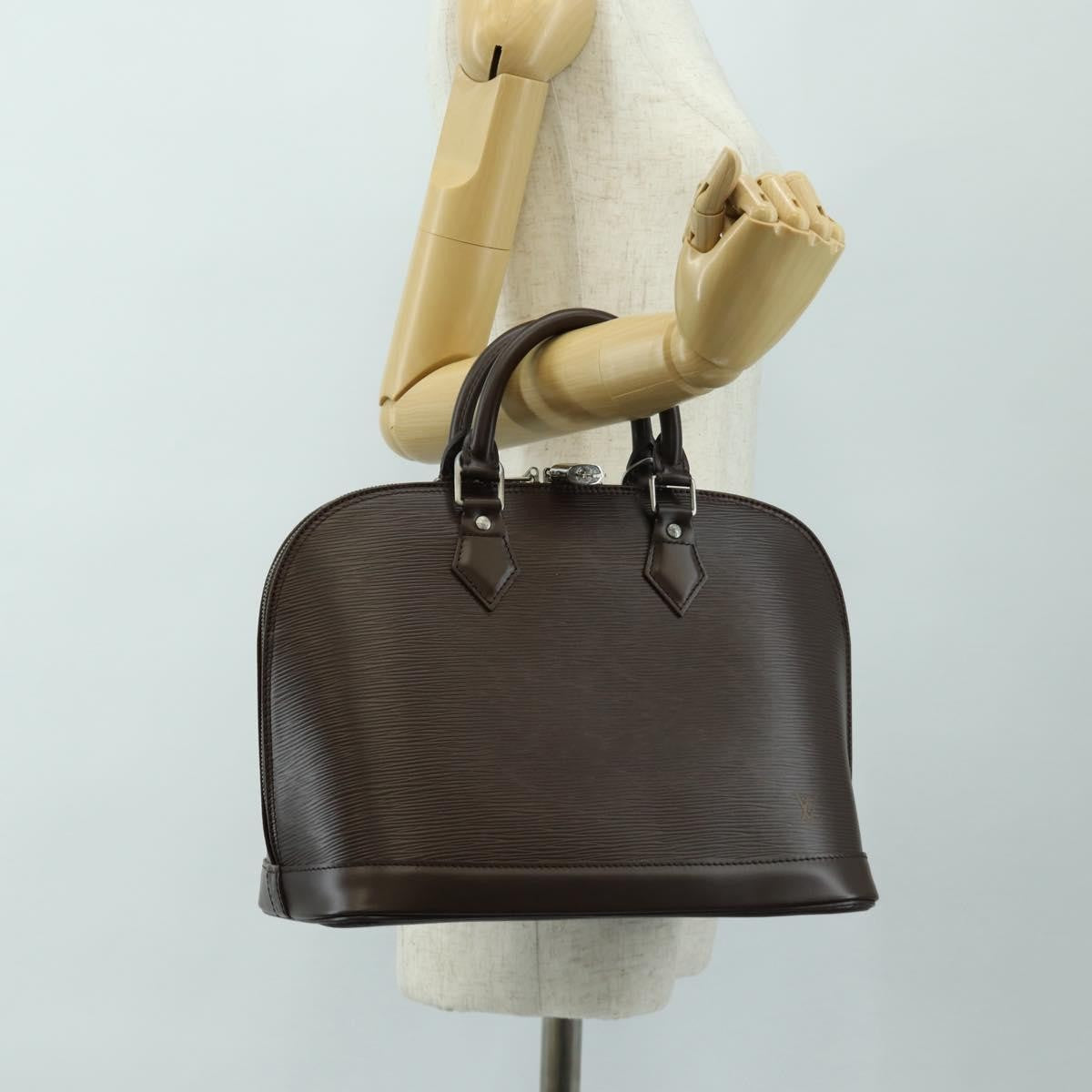 Louis Vuitton Alma Epi Leather Brown Leather Handbag (Pre-Owned)
