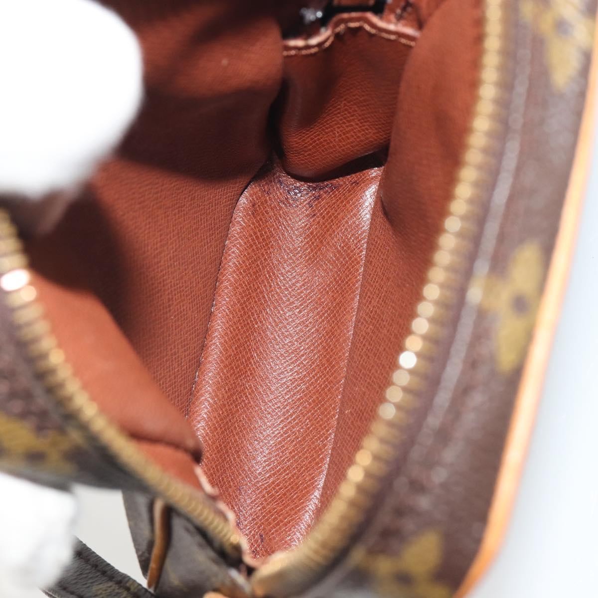 Louis Vuitton Danube Limited Edition Comic Trunk Printed Monogram Eclipse Canvas Brown Canvas Shoulder Bag Bag (Pre-Owned)