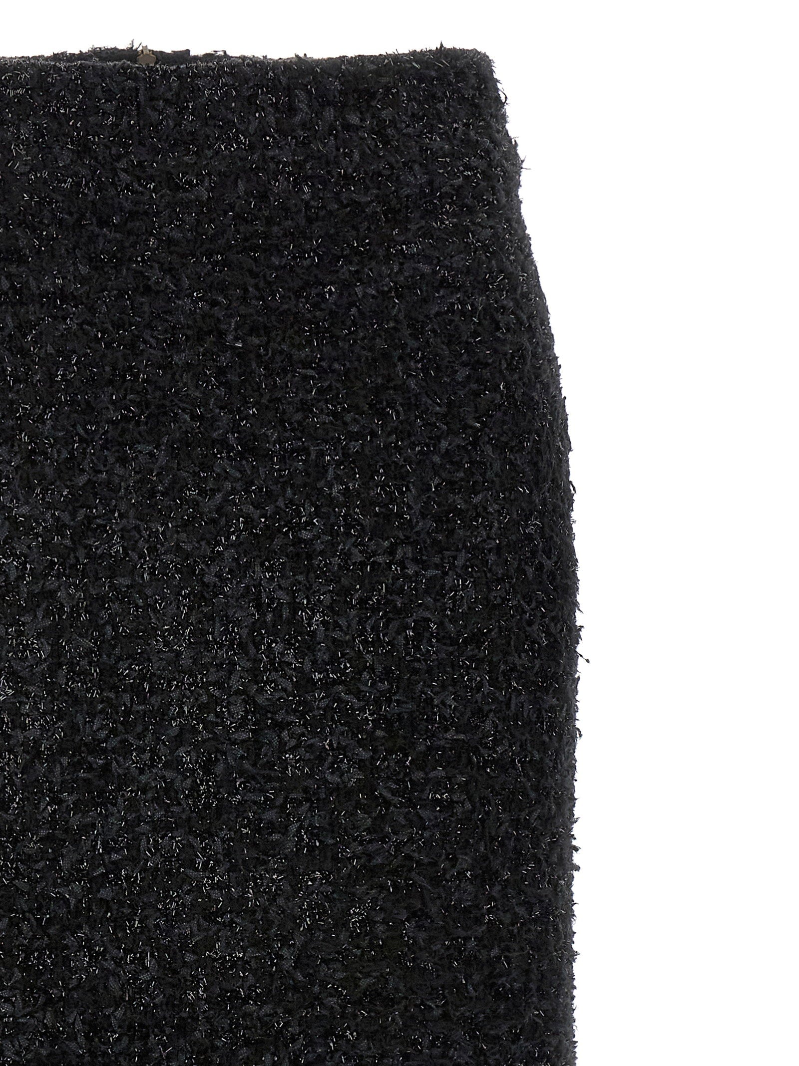 Balenciaga Women's Tweed Midi Skirt