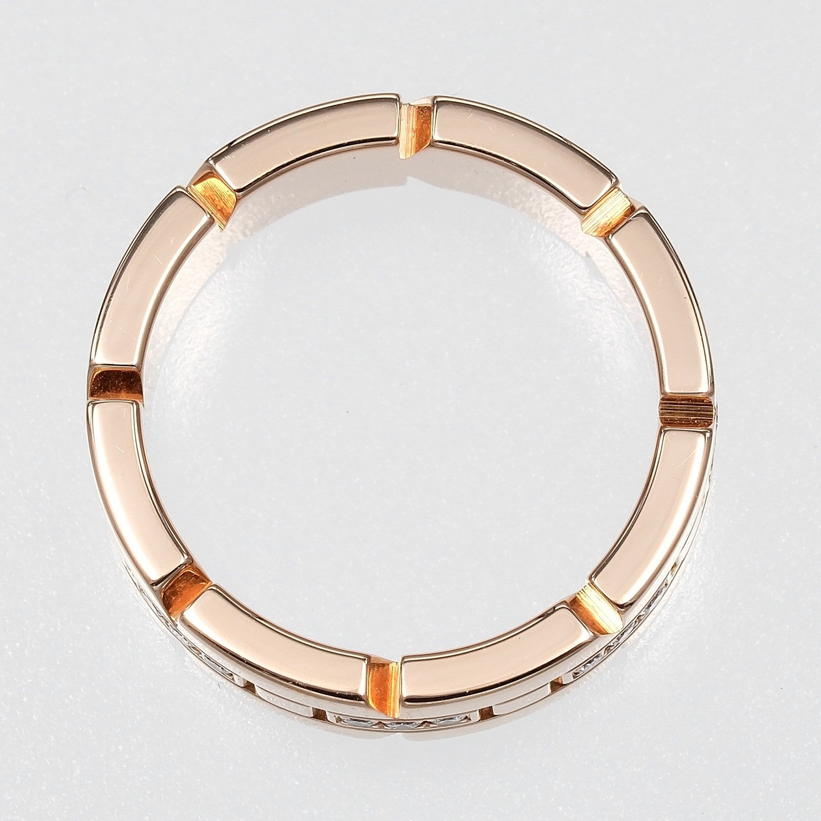 Cartier Tank Francaise 18K Pink Gold With Diamond Gold Pink_Gold Ring Jewelry (Pre-Owned)