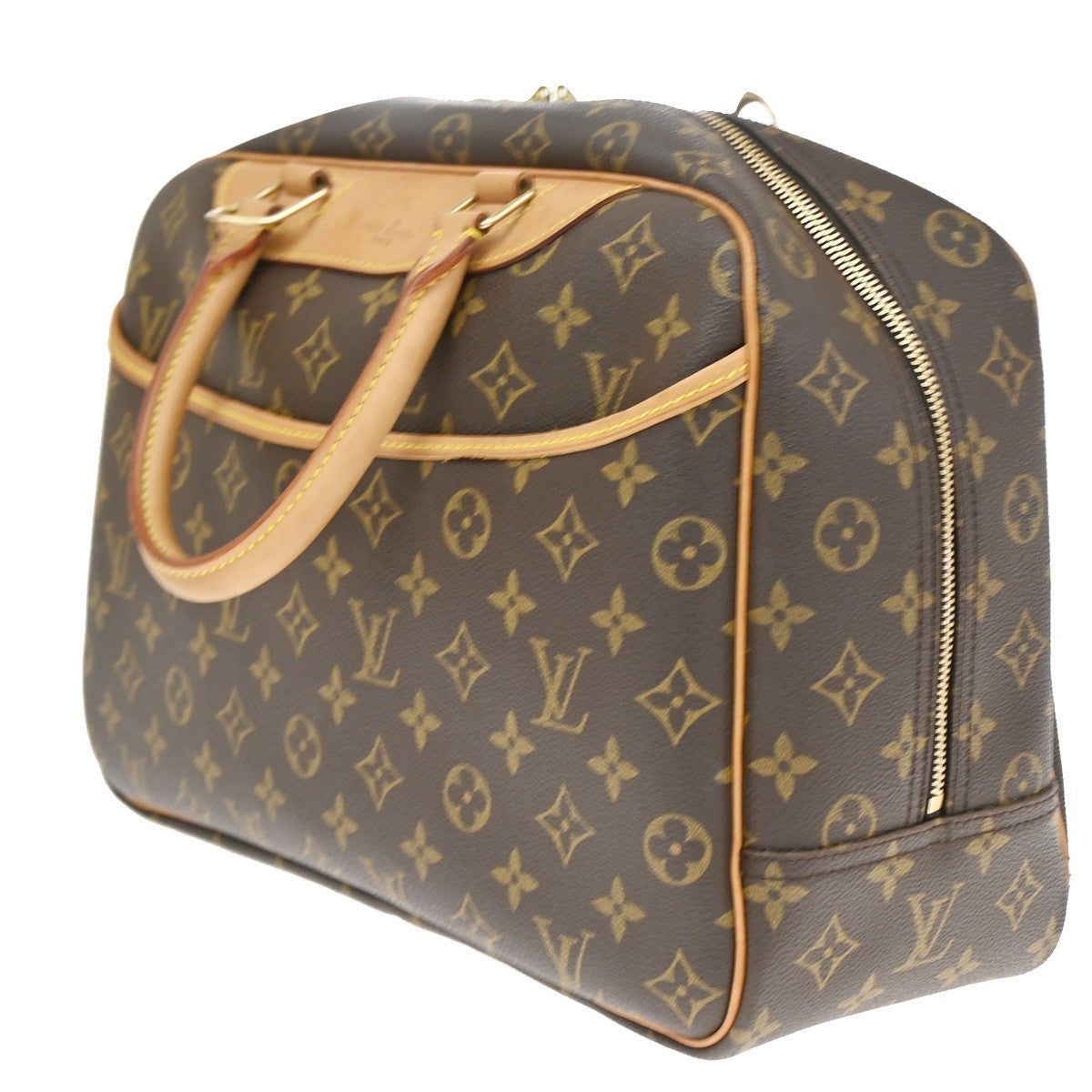 Louis Vuitton Trouville Monogram Canvas Brown Canvas Handbag (Pre-Owned)