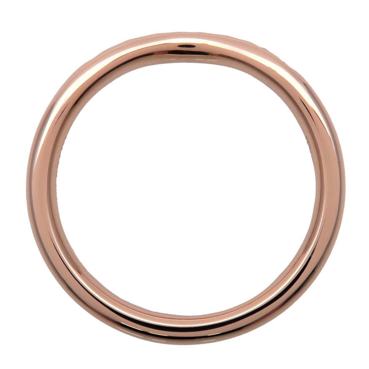 Tiffany & Co. Elsa Peretti Curved Wedding Band 18K Yellow Gold With Diamond Gold Rose_Gold Ring Jewelry (Pre-Owned)