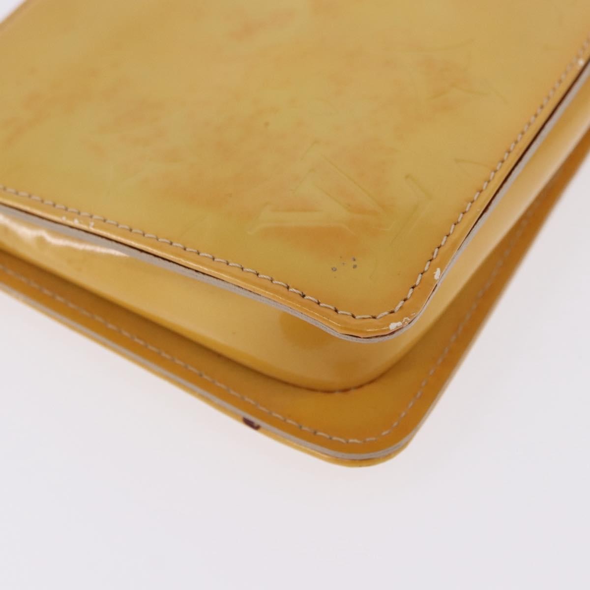 Louis Vuitton Lexington Pochette Monogram Vernis Beige Patent_Leather Clutche & Pouche Bag (Pre-Owned)
