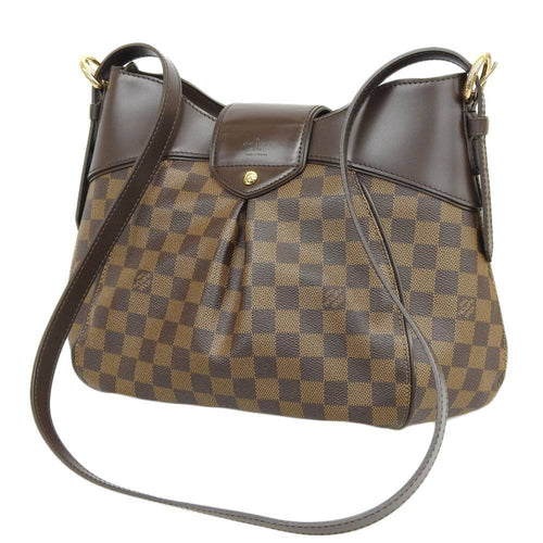 Louis Vuitton Sistina Brown Canvas Shoulder Bag (Pre-Owned)