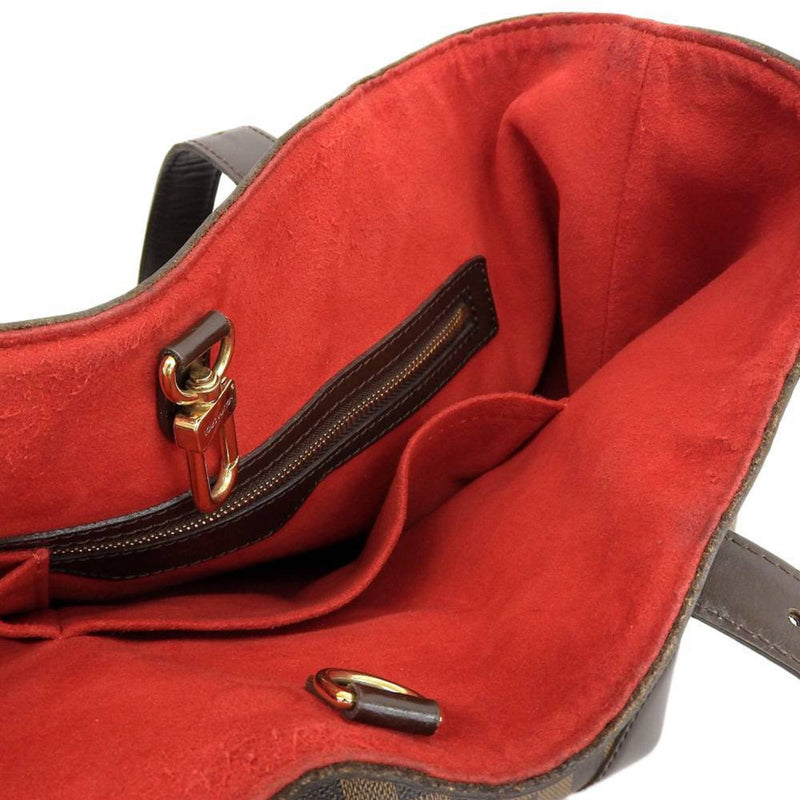 Louis Vuitton Hampstead Brown Canvas Shoulder Bag (Pre-Owned)