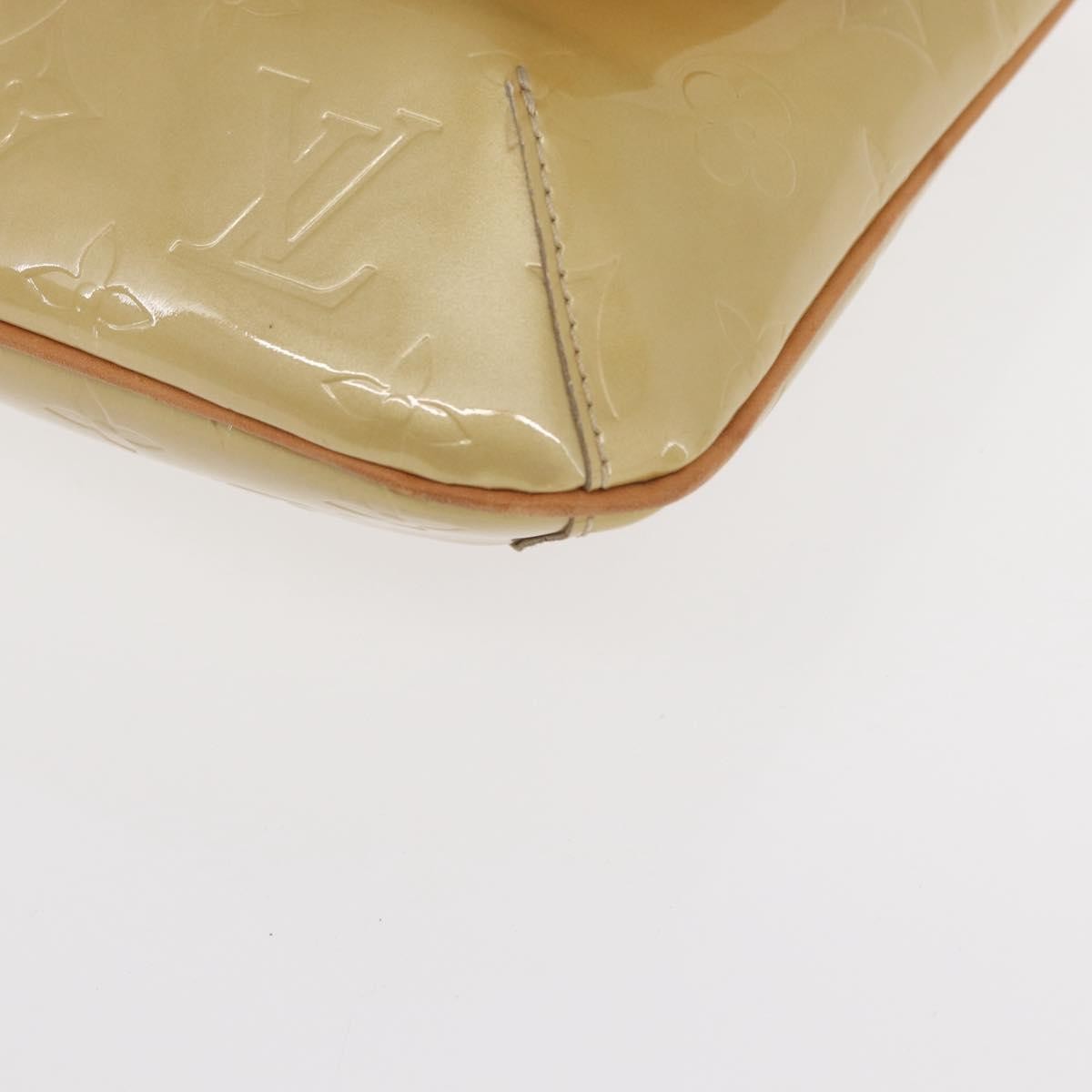 Louis Vuitton Thompson Street Monogram Vernis Beige Patent_Leather Shoulder Bag Bag (Pre-Owned)