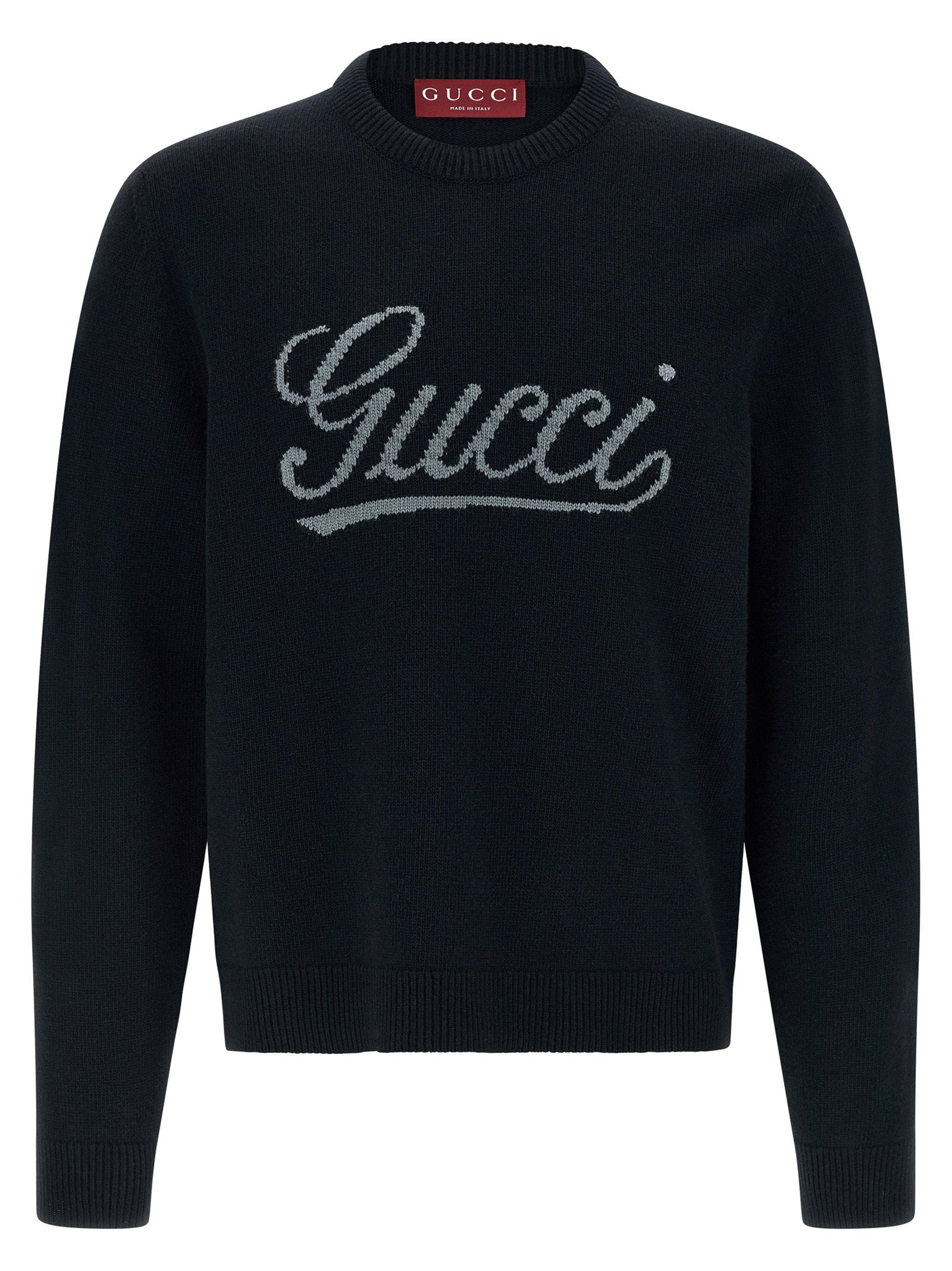 Gucci Men's Logo Intarsia Sweater