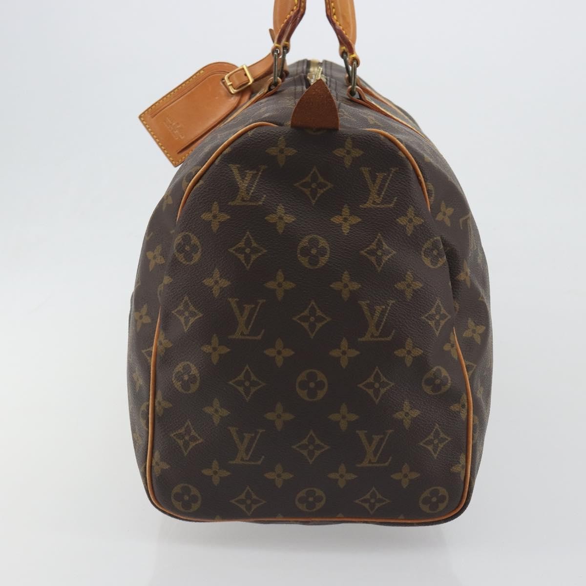Louis Vuitton Keepall Monogram Brown Canvas Travel Bag Bag (Pre-Owned)