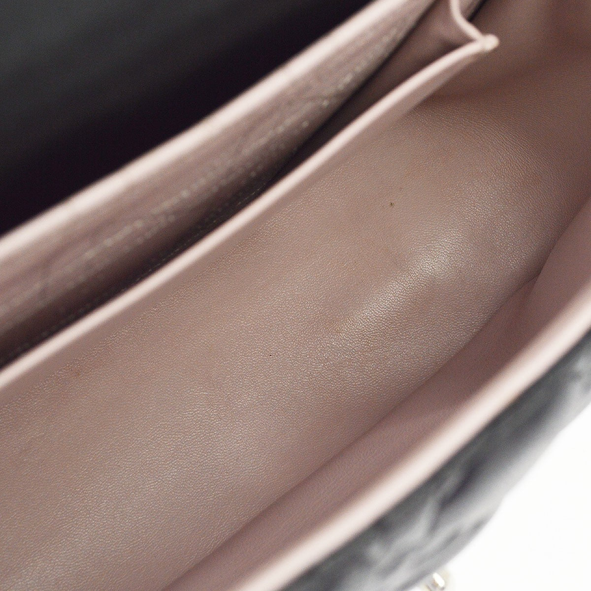Christian Dior Black Cannage Leather Black Leather Shoulder Bag Bag (Pre-Owned)