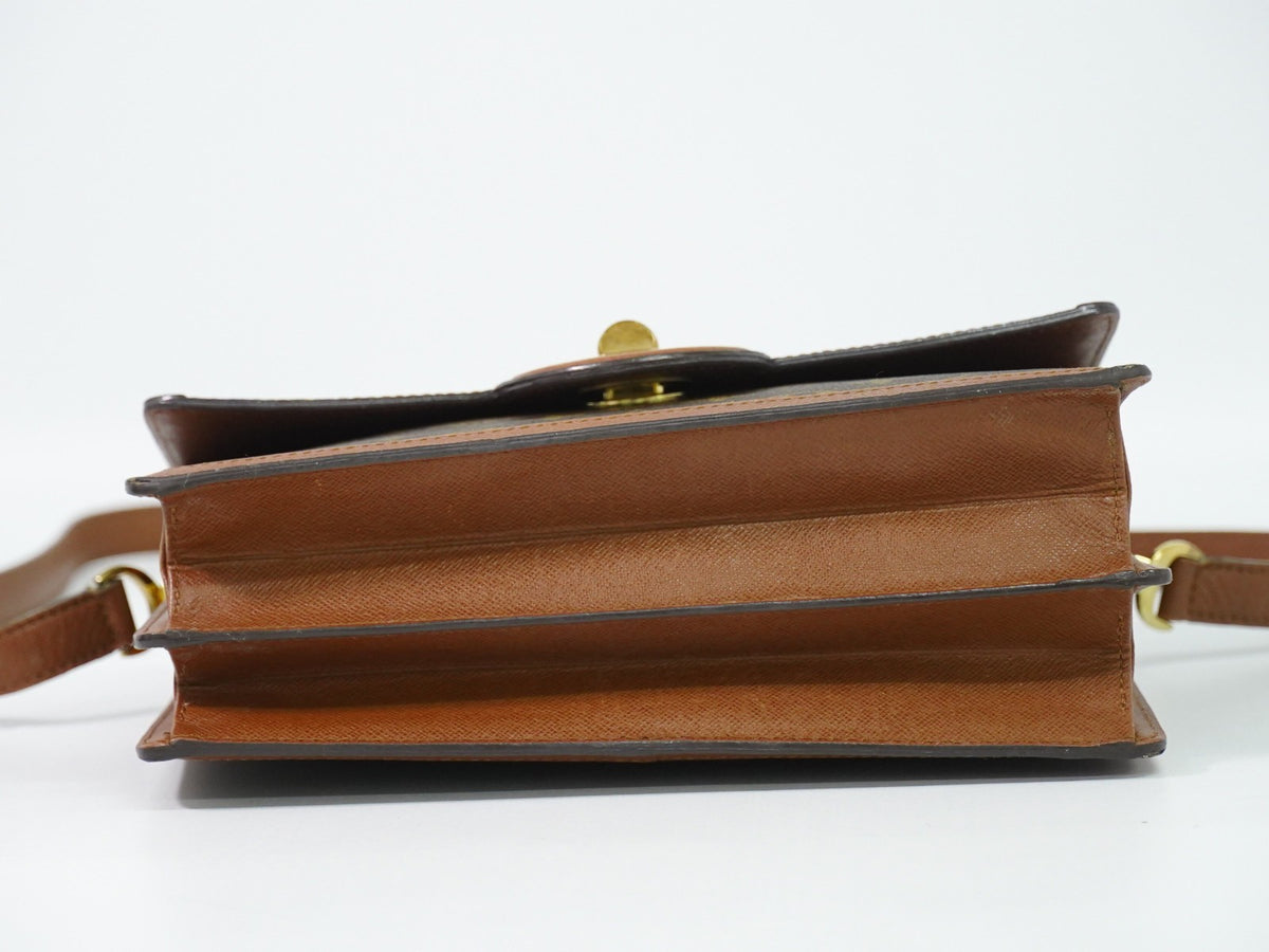 Louis Vuitton Raspail Monogram Canvas Brown Canvas Handbag (Pre-Owned)