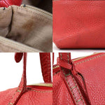 Fendi Selleria Red Leather Shopper Bag (Pre-Owned)