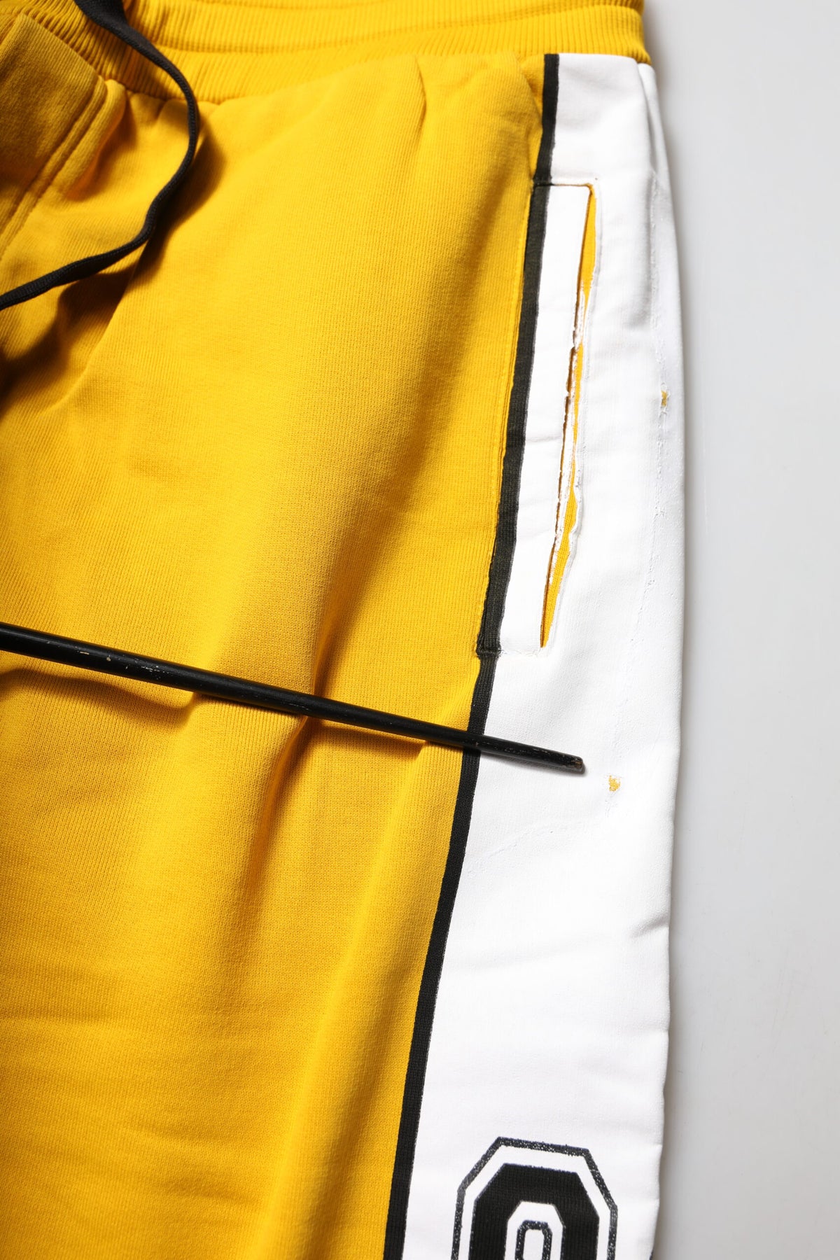 Dolce & Gabbana Yellow Cotton Print Jogger SweatMen's Men's Pants (Pre-Owned)