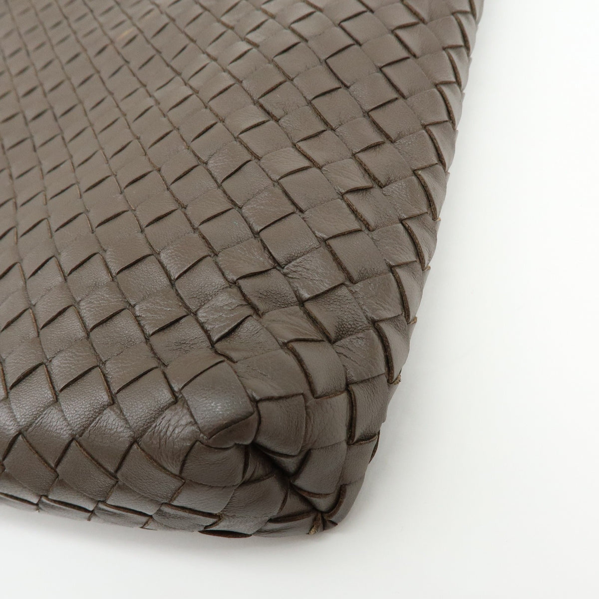 Bottega Veneta Shoulder Intrecciato Nappa Brown Leather Shoulder Bag Bag (Pre-Owned)