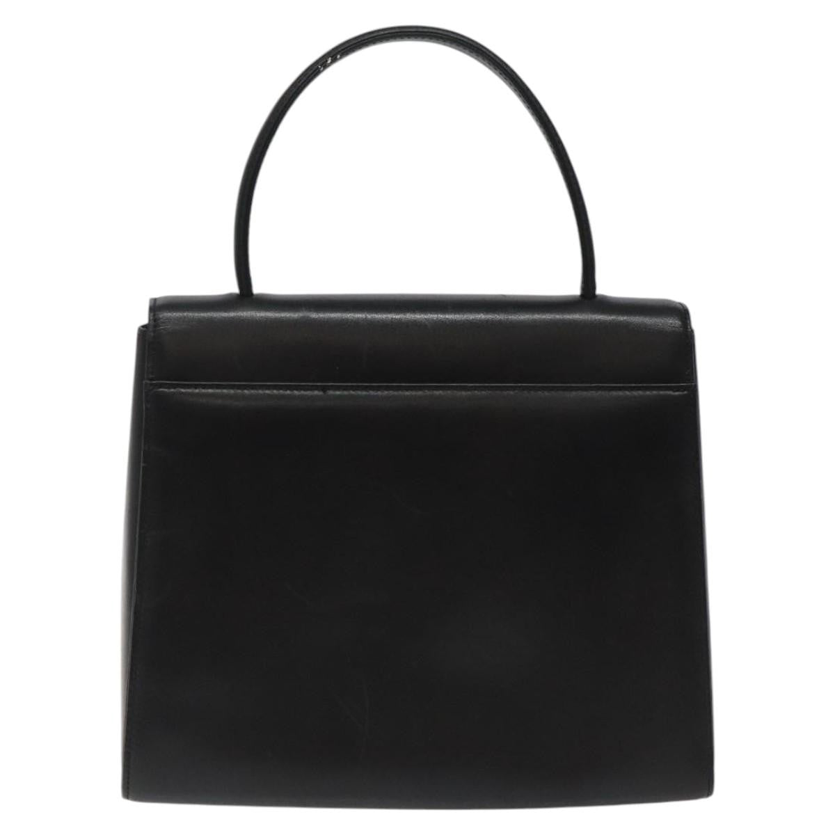 Givenchy Vintage Leather Black Leather Handbag (Pre-Owned)