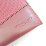 Bottega Veneta Burgundy Leather Wallet  (Pre-Owned)