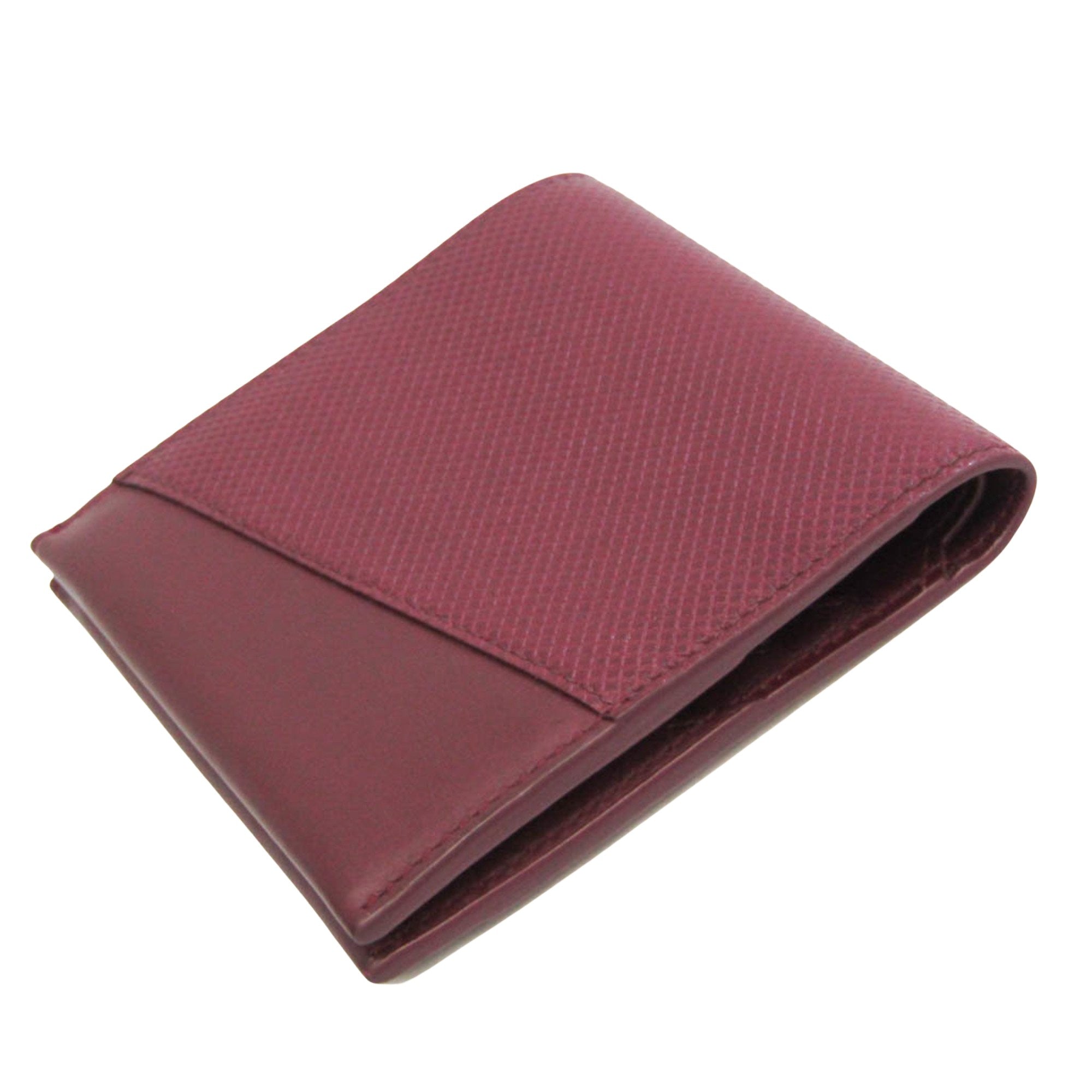 Bottega Veneta Burgundy Leather Wallet  (Pre-Owned)