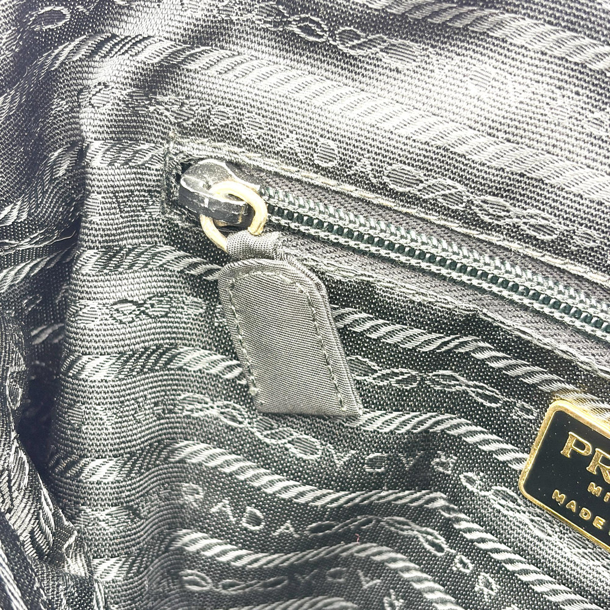 Prada Convertible Quilted Tessuto Black Nylon Shoulder Bag Bag (Pre-Owned)
