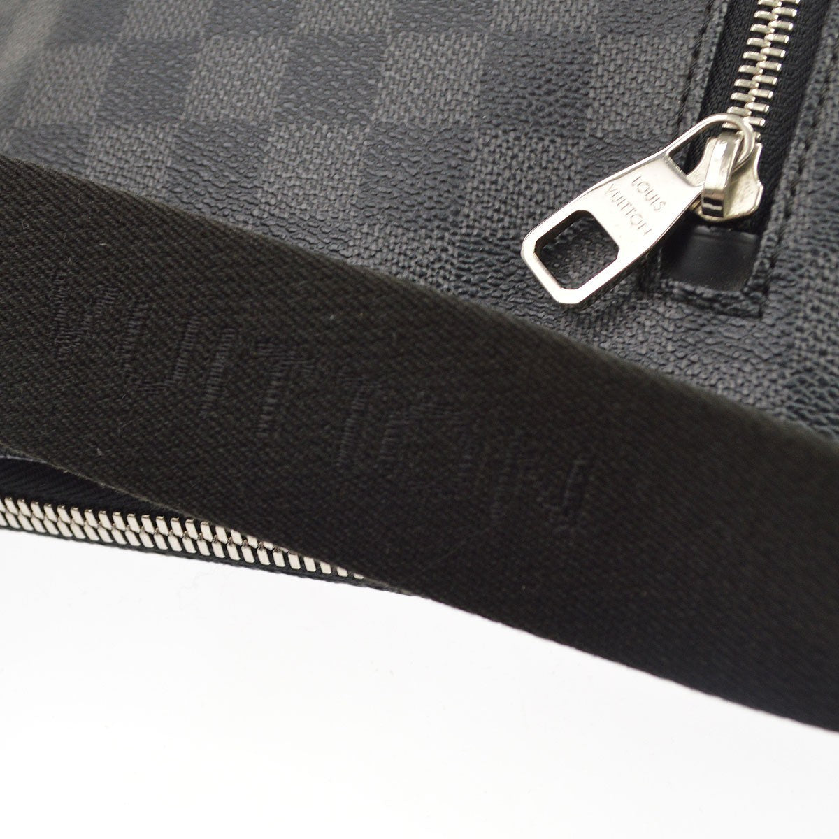 Louis Vuitton Mick Messenger Damier Graphite Black Canvas Handbag (Pre-Owned)