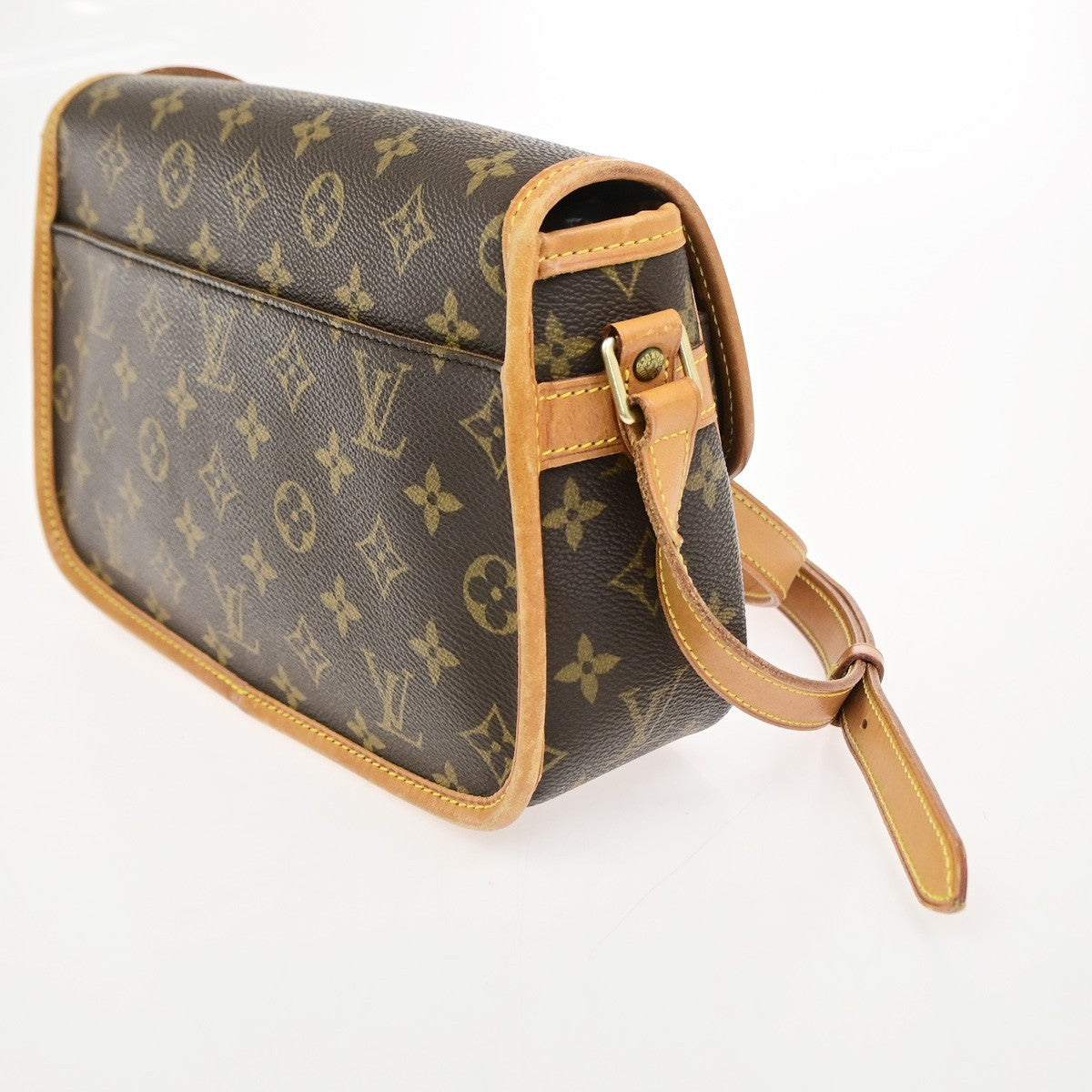 Louis Vuitton Sologne Monogram Canvas Brown Canvas Shoulder Bag Bag (Pre-Owned)