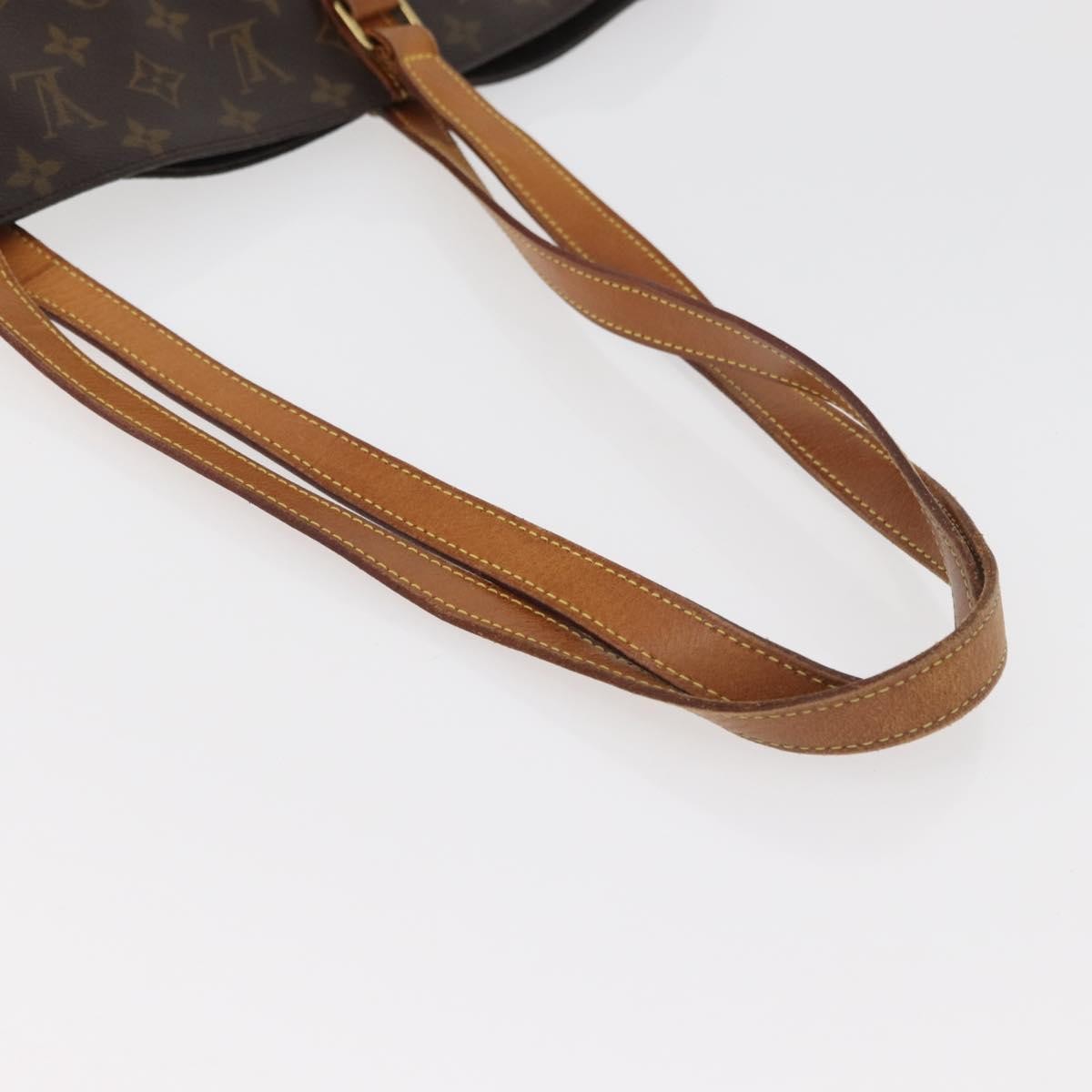 Louis Vuitton Shopping Sac Monogram Canvas Brown Canvas Handbag (Pre-Owned)