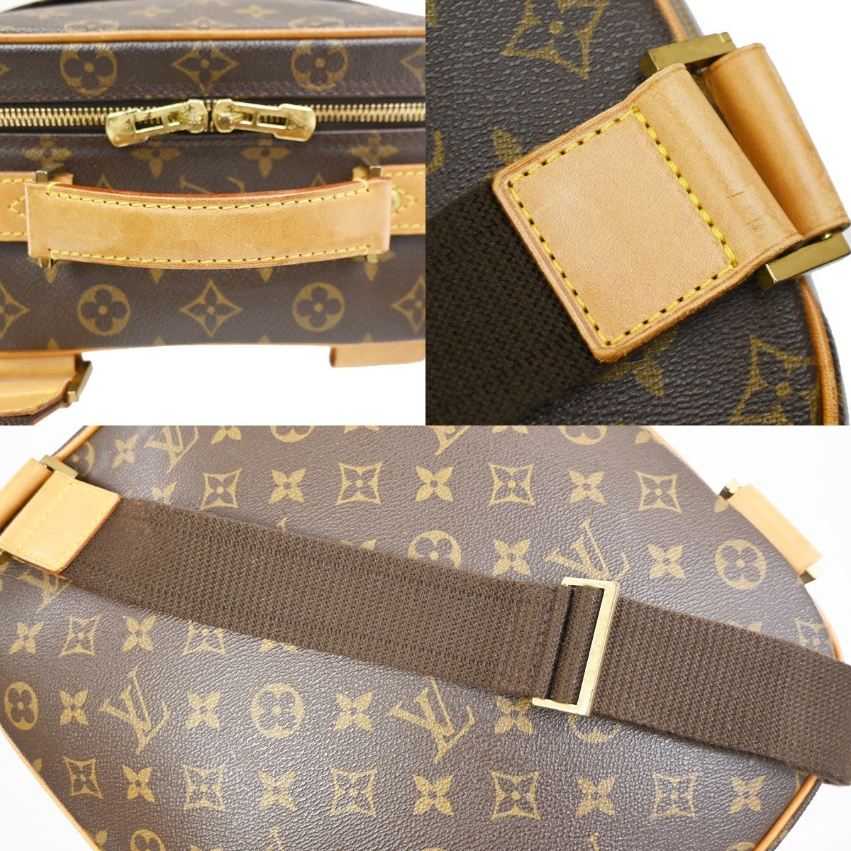 Louis Vuitton Sac A Dos Packall Monogram Canvas Brown Canvas Backpack Bag (Pre-Owned)
