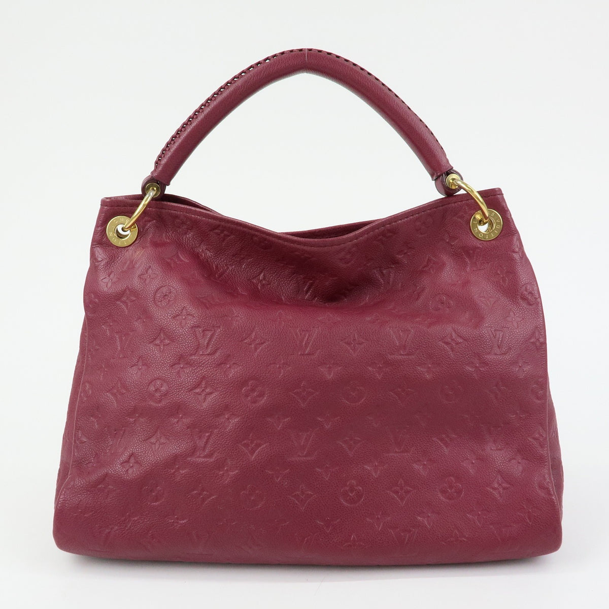 Louis Vuitton Artsy Monogram Empreinte Leather Burgundy Leather Handbag (Pre-Owned)