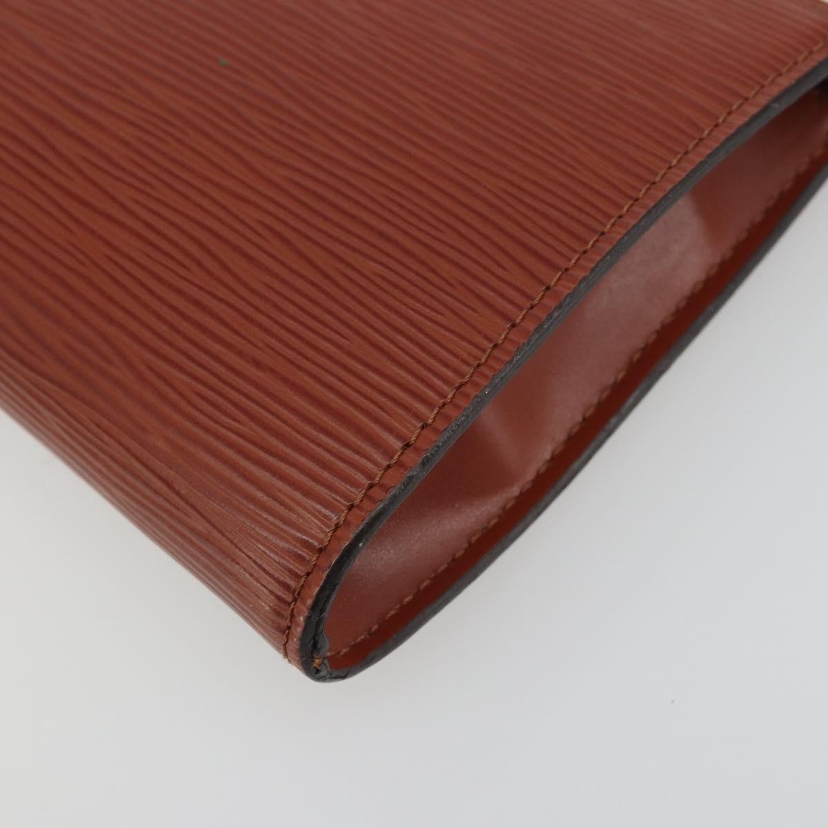 Louis Vuitton Pochette Accessoires Epi Leather Brown Leather Clutche & Pouche Bag (Pre-Owned)