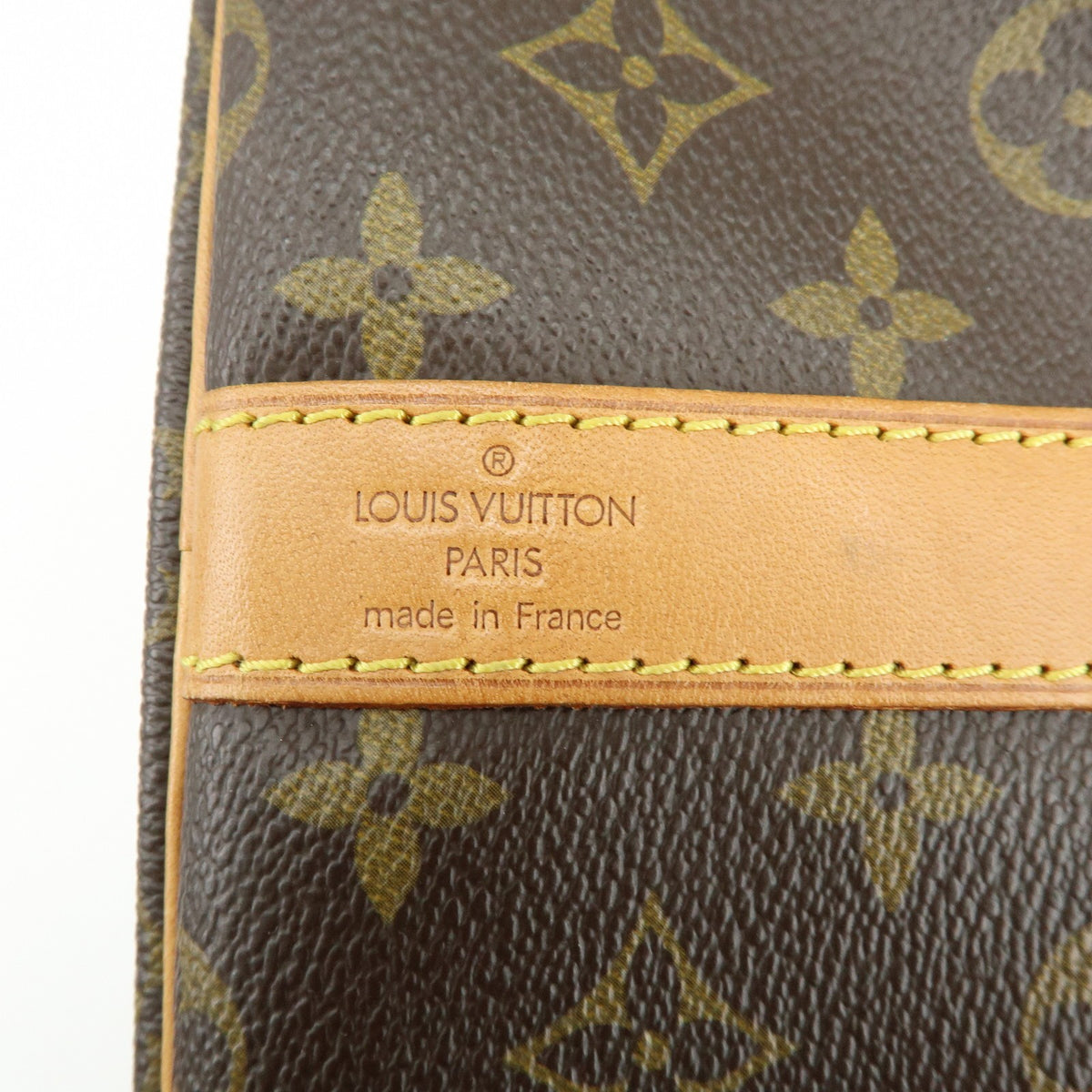 Louis Vuitton Keepall Bandouliere Monogram Canvas Brown Canvas Travel Bag Bag (Pre-Owned)