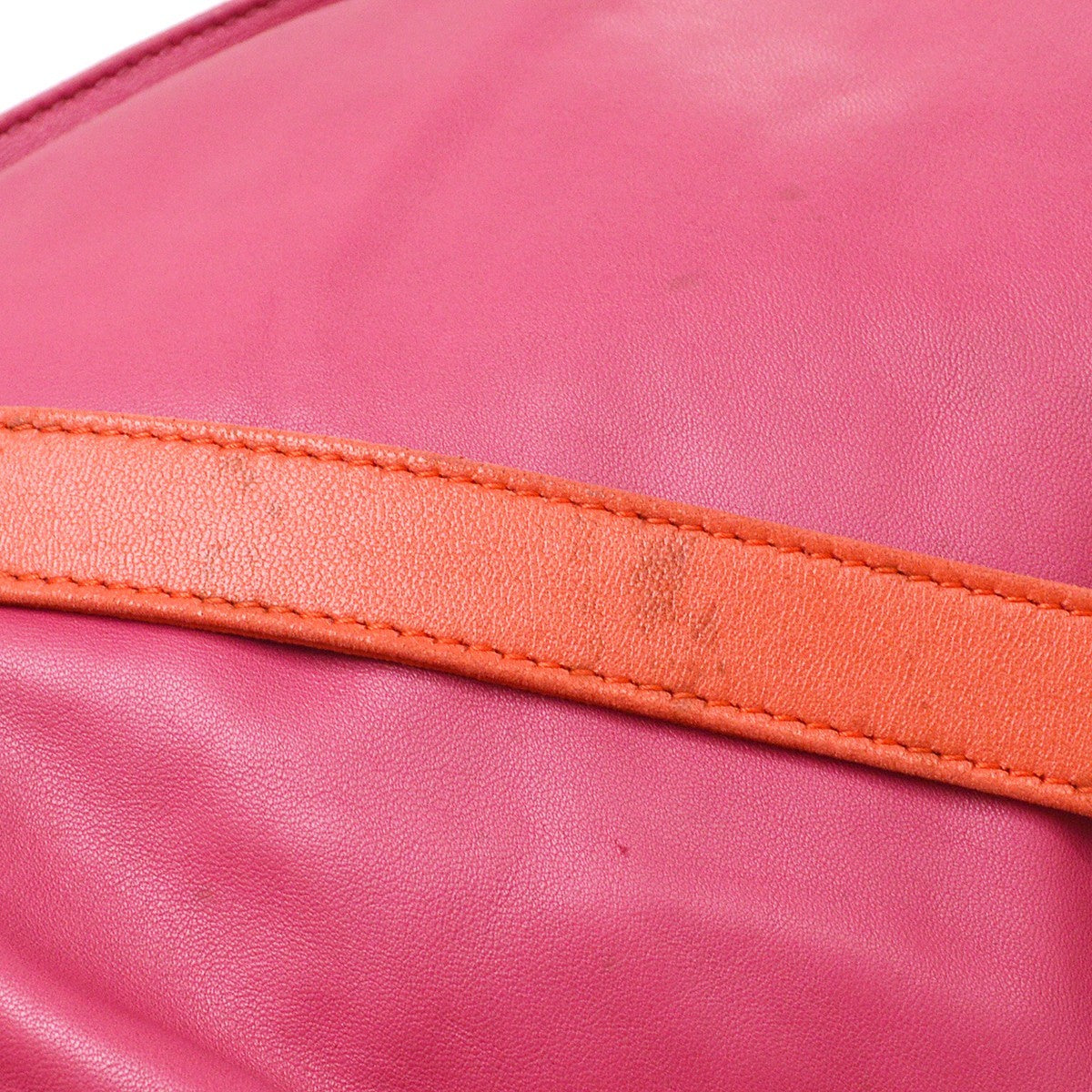 Loewe Flamenco Leather Pink Leather Shoulder Bag Bag (Pre-Owned)