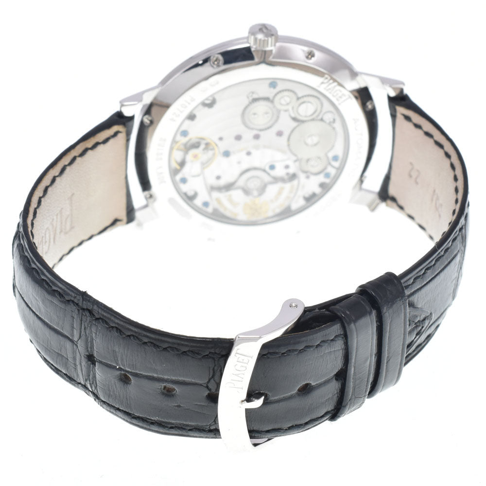 Piaget Altiplano 60Th Anniversary Automatic White Gold And Alligator Watch (Pre-Owned)