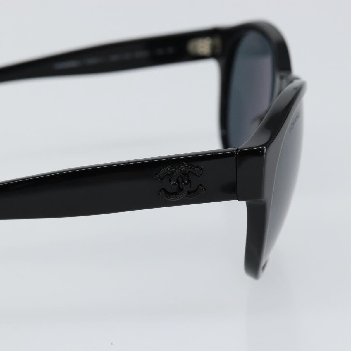 Chanel Chanel Logo Sunglasses Eye Wear Plastic Black Plastic Sunglasse Accessory (Pre-Owned)
