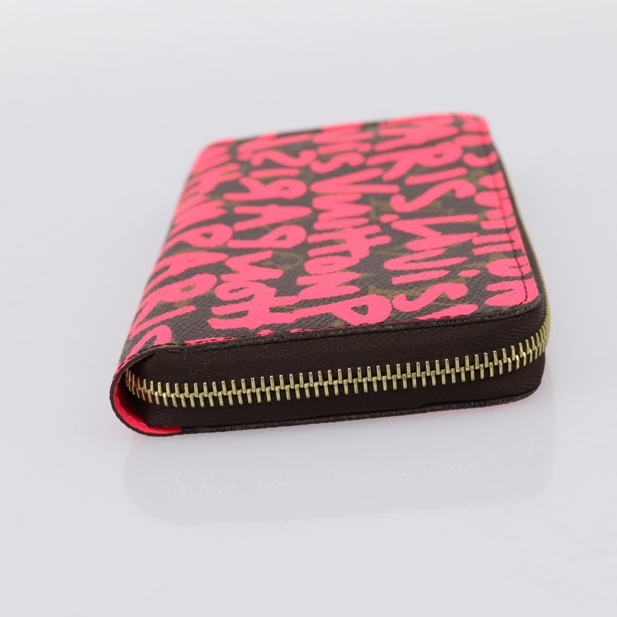Louis Vuitton Zippy Limited Edition Monogram Graffiti Brown Canvas Wallets Accessory (Pre-Owned)