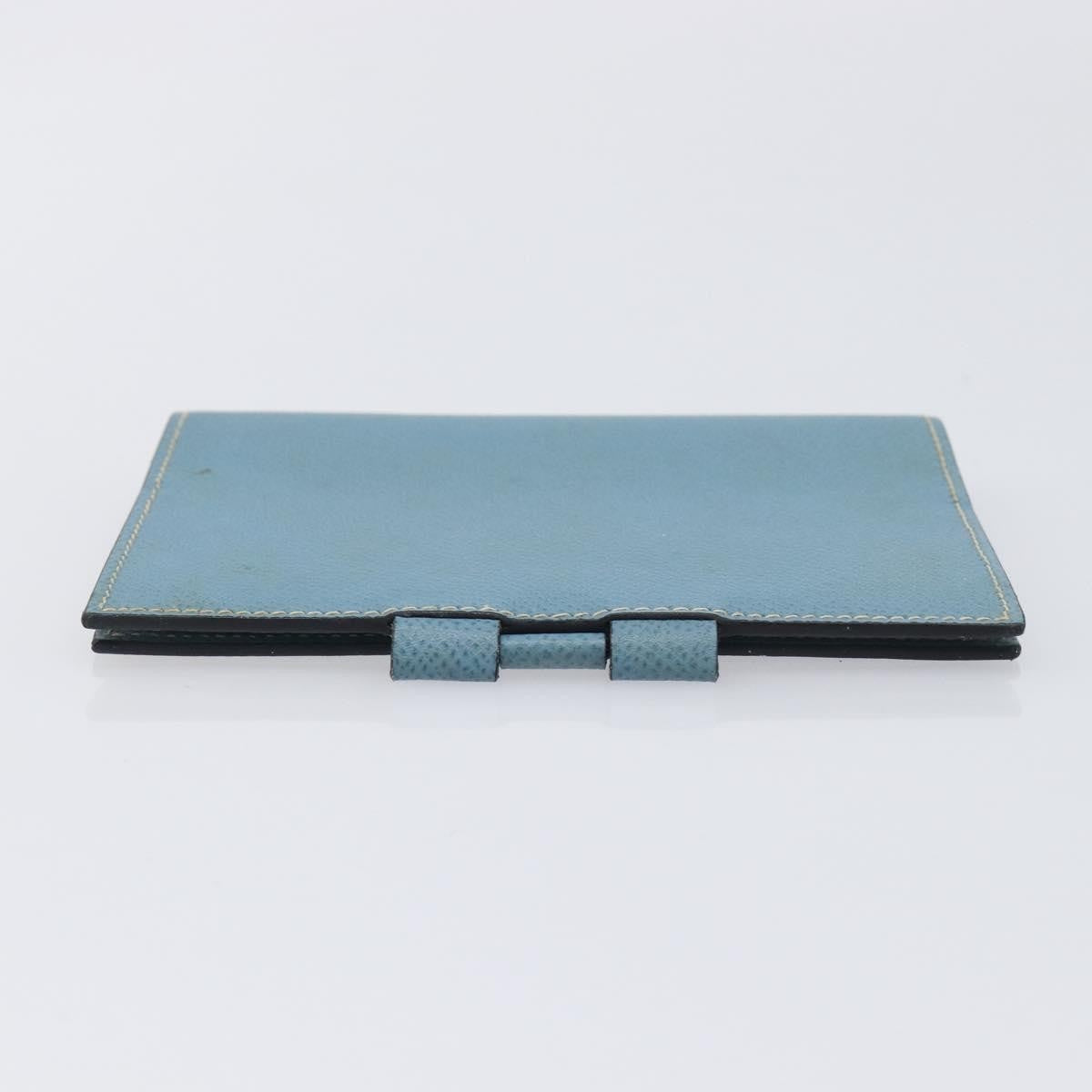 Hermes Vision Agenda Cover Leather Blue Leather Briefcase Bag (Pre-Owned)